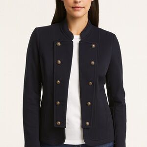 Tommy Hilfiger Navy Double-Breasted Blazer